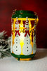 Metal Snowman Cutout LED Lantern