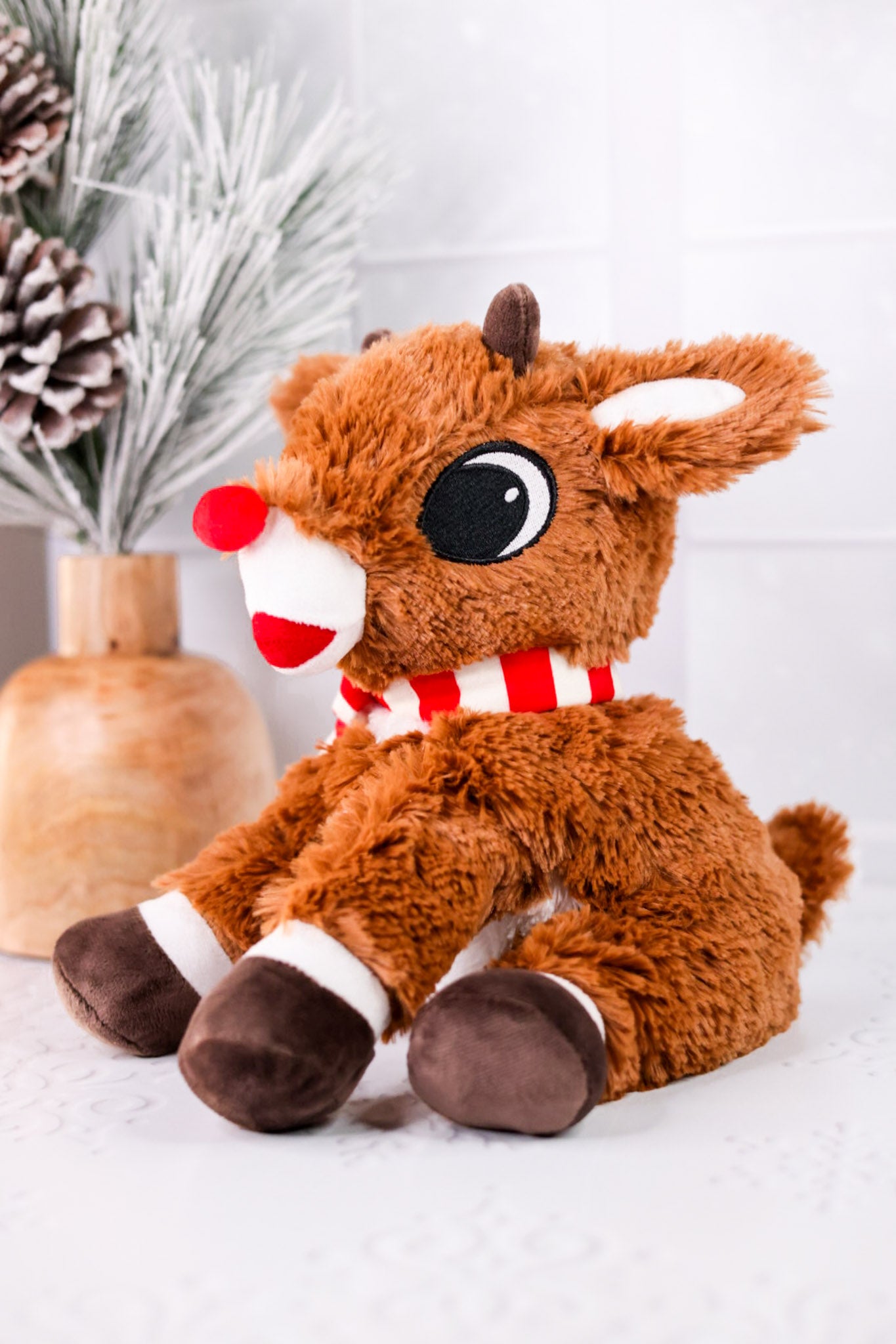 Rudolph With Scarf Warmie