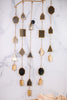 Brass Suncatcher with Geometric Mirrors