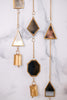 Brass Suncatcher with Geometric Mirrors