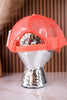 White & Dusty Coral Camping Life Trucker Hat