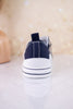 Navy Lace Up Sneakers
