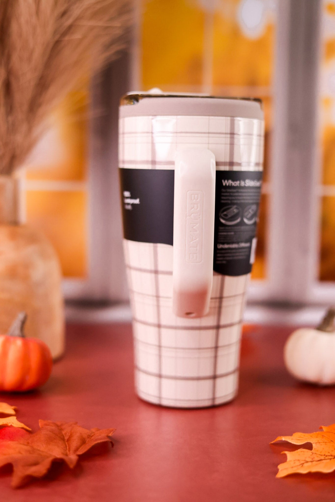 Brumate Oxford Plaid 30oz Era Flip Tumbler