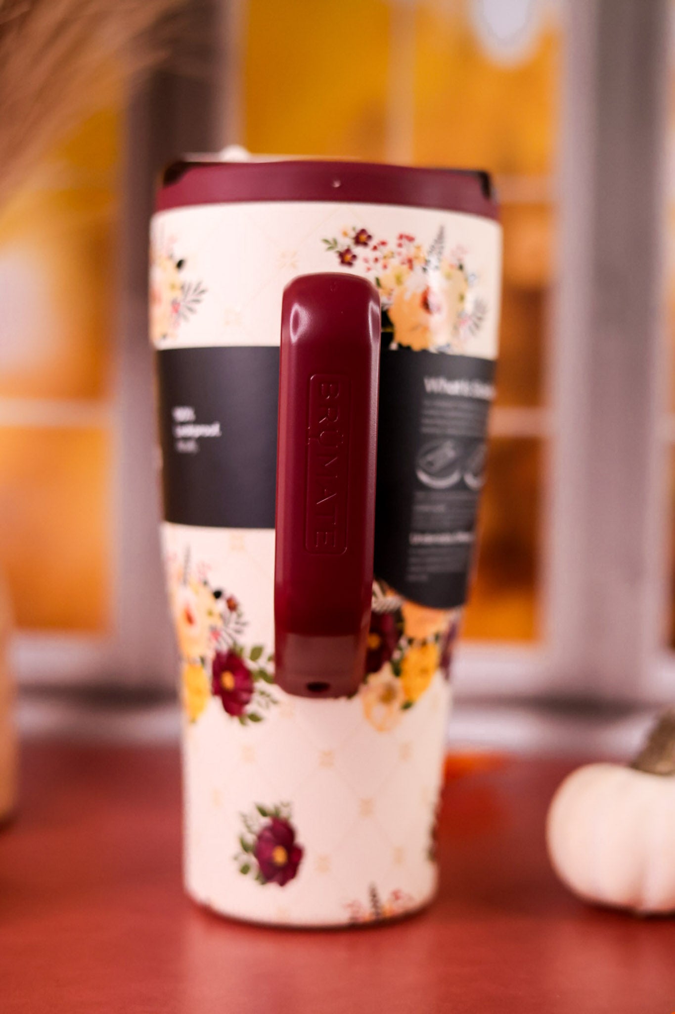 Brumate Quilted Florals 30oz Era Flip Tumbler