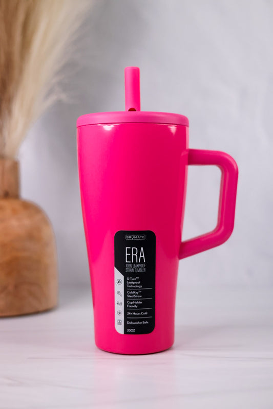 Brumate Neon Pink 20oz Era Tumbler
