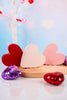 Set of 3 Valentine Heart Wooden Cutouts