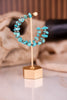 Stone Chip Hoop Earrings