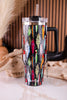 Fishing Lures 40oz Tumbler W/ Straw