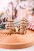 3.5" Wooden Snowman Figurines (2 Styles)