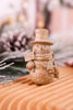 3.5" Wooden Snowman Figurines (2 Styles)