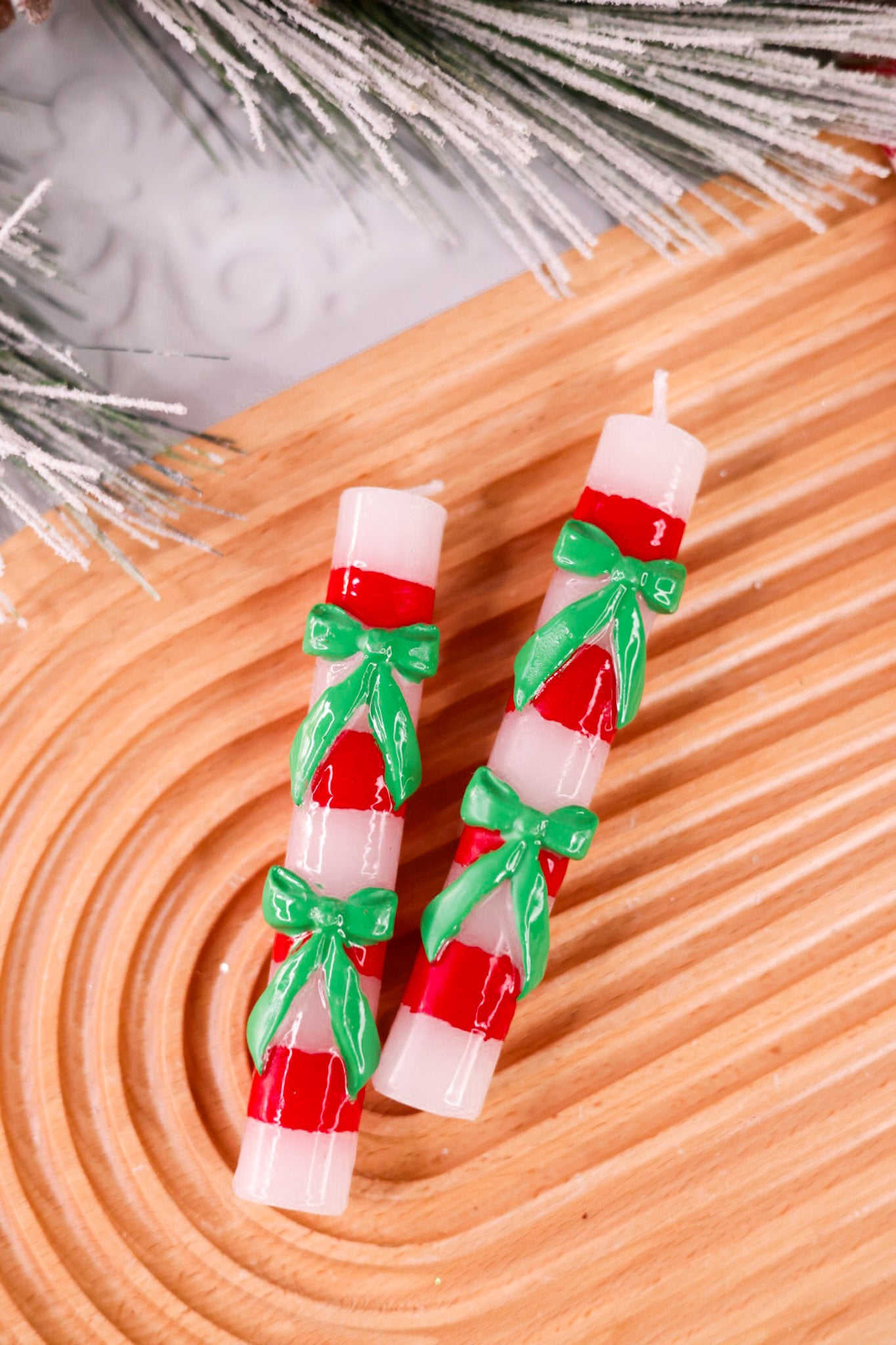 5" Christmas Taper Candles (4 Styles)