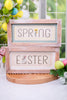 Easter/Spring Reversible Wooden Sign