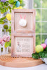 Bunny/Kisses Reversible Wooden Sign