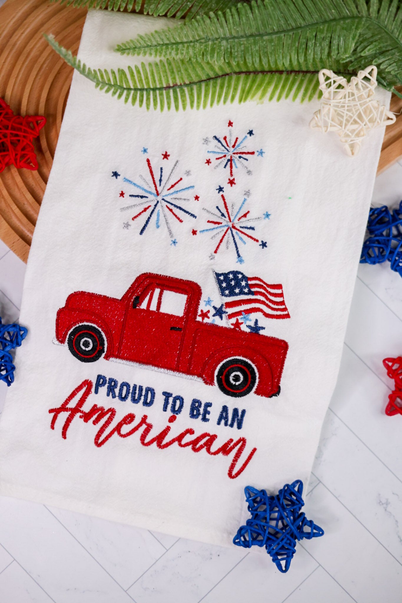 Proud To Be An American Kitchen Towel