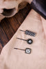 Black & White Check, Eight-ball, & Dice Bobbie Set Of Three
