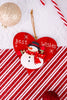 Hearts & Stars Christmas Snowman Ornaments (6 Styles)