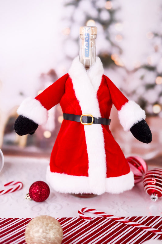 Mrs. Clause Coat Wine Bottle Sweater
