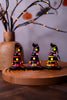 Ceramic Witch Hat Ornament (3 Colors)