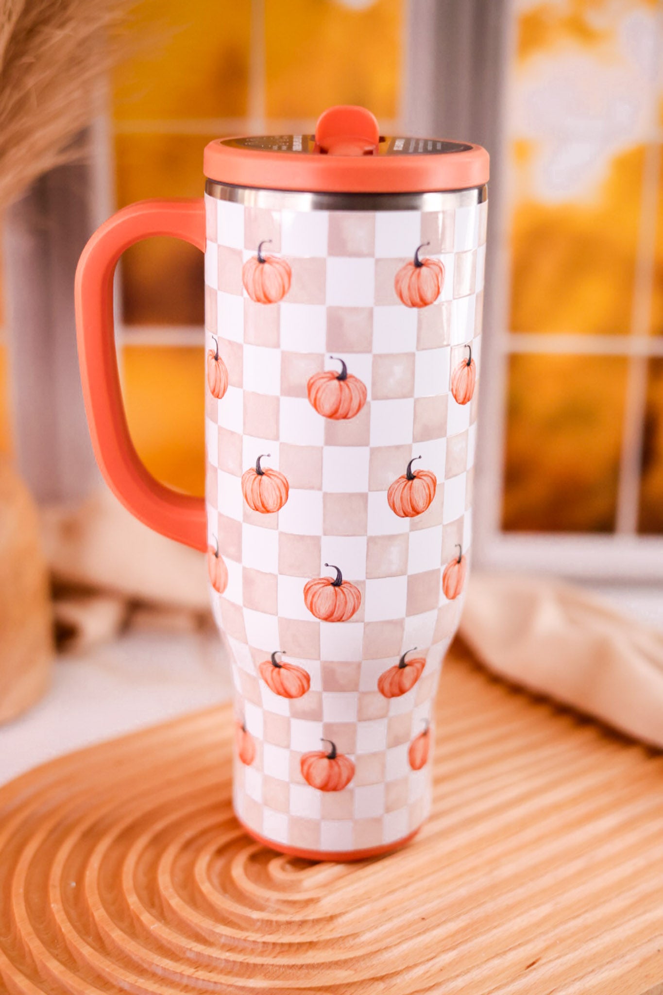 Pumpkin Check 30oz Mega Mug
