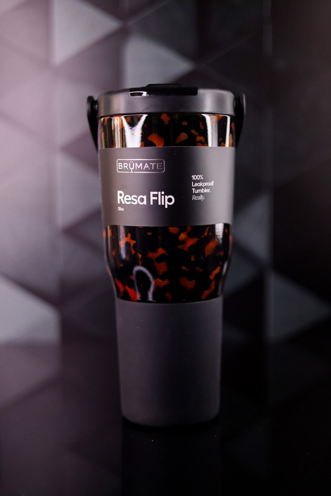 Brumate Tortoiseshell 35oz Resa Flip Tumbler