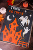 Vintage Halloween Distressed Metal Signs (4 Styles)