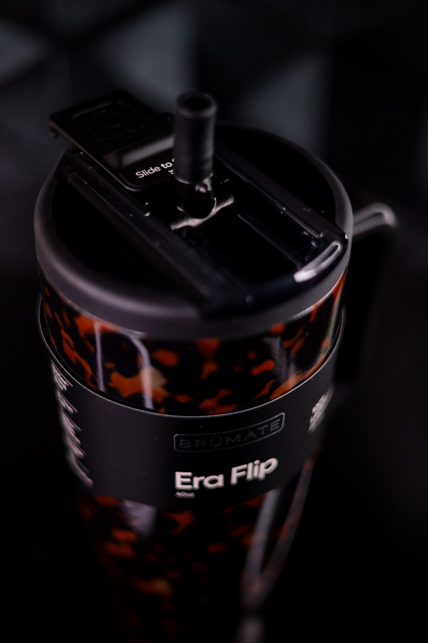 Brumate Tortoiseshell 40oz Era Flip Tumbler