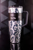 Brumate Metallic Leopard 40oz Era Flip Tumbler