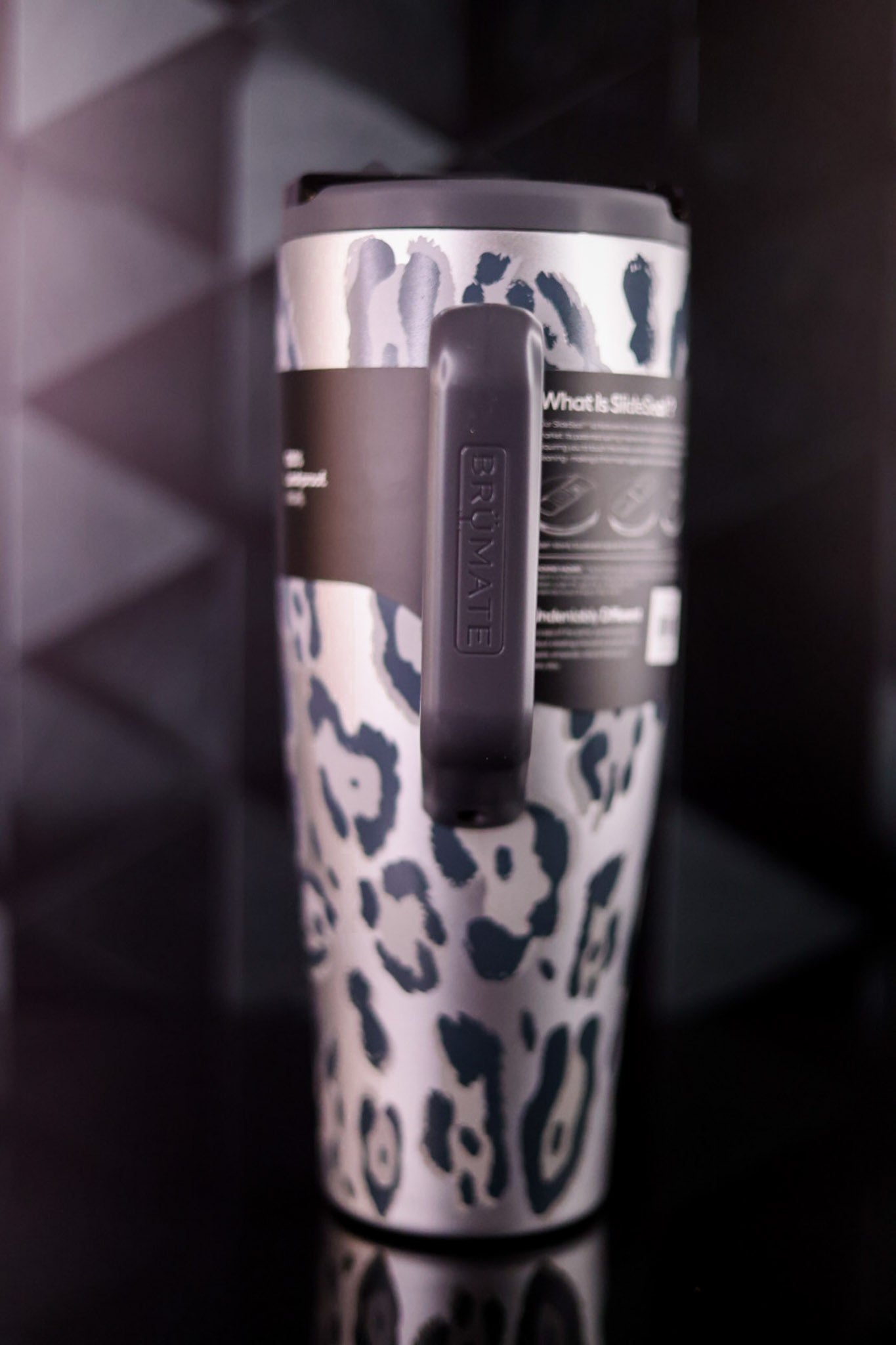 Brumate Metallic Leopard 40oz Era Flip Tumbler
