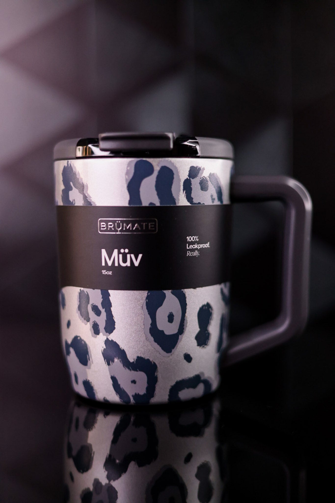 Brumate 15oz Metallic Leopard Müv Mug