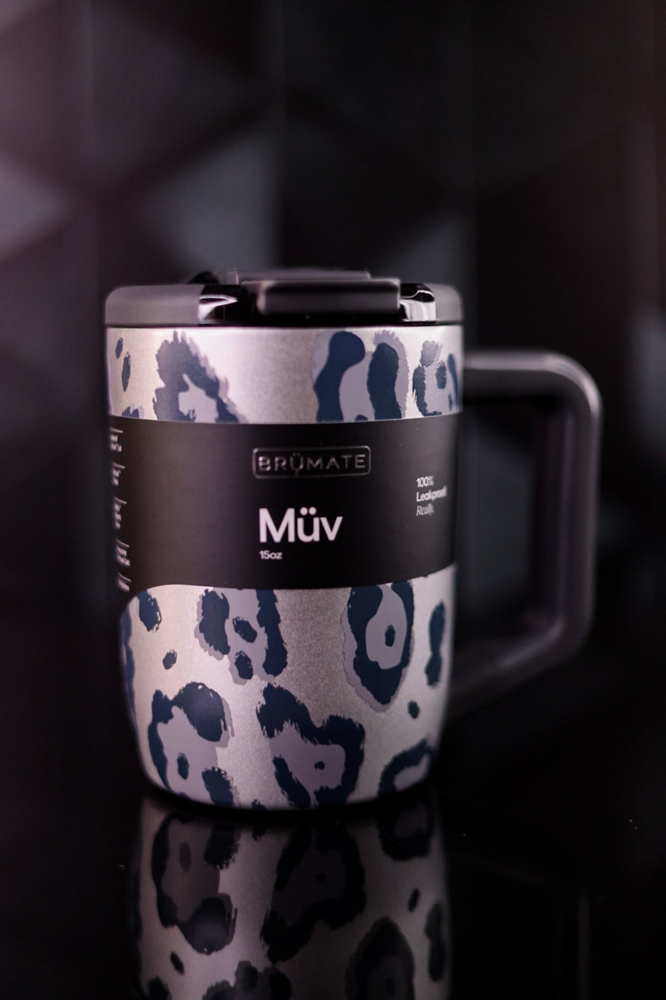 Brumate 15oz Metallic Leopard Müv Mug