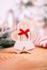 Reversible Chunky Wooden Shaped Gingerbread Boy Table Top Decoration