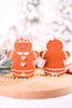 Reversible Chunky Wooden Gingerbread Girl Tabletop Decoration