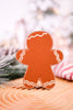 Reversible Chunky Wooden Gingerbread Boy Tabletop Decoration