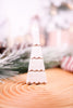 Reversible Chunky Wooden Winter Tree Table Top 5" Decoration