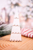 Reversible Chunky Wooden Winter Tree Table Top 7" Decoration