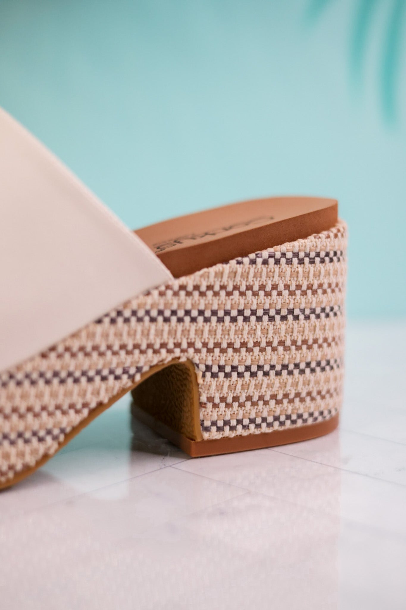 Totally Buggin' Ivory Platform Sandals