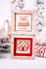 Gingerbread House & Sweater Weather Reversible Wooden Tabletop Decoration