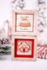 Gingerbread House & Sweater Weather Reversible Wooden Tabletop Decoration