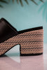 Totally Buggin Platform Sandals in Black