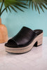 Totally Buggin Platform Sandals in Black