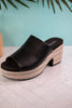 Totally Buggin Platform Sandals in Black