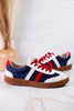 Heads Up Red White & Blue Sneakers