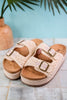 No Filter Natural Crochet Sandals