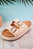 No Filter Natural Crochet Sandals