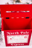 North Pole Express Wooden Letter's To Santa Mailbox