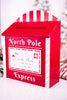 North Pole Express Wooden Letter's To Santa Mailbox