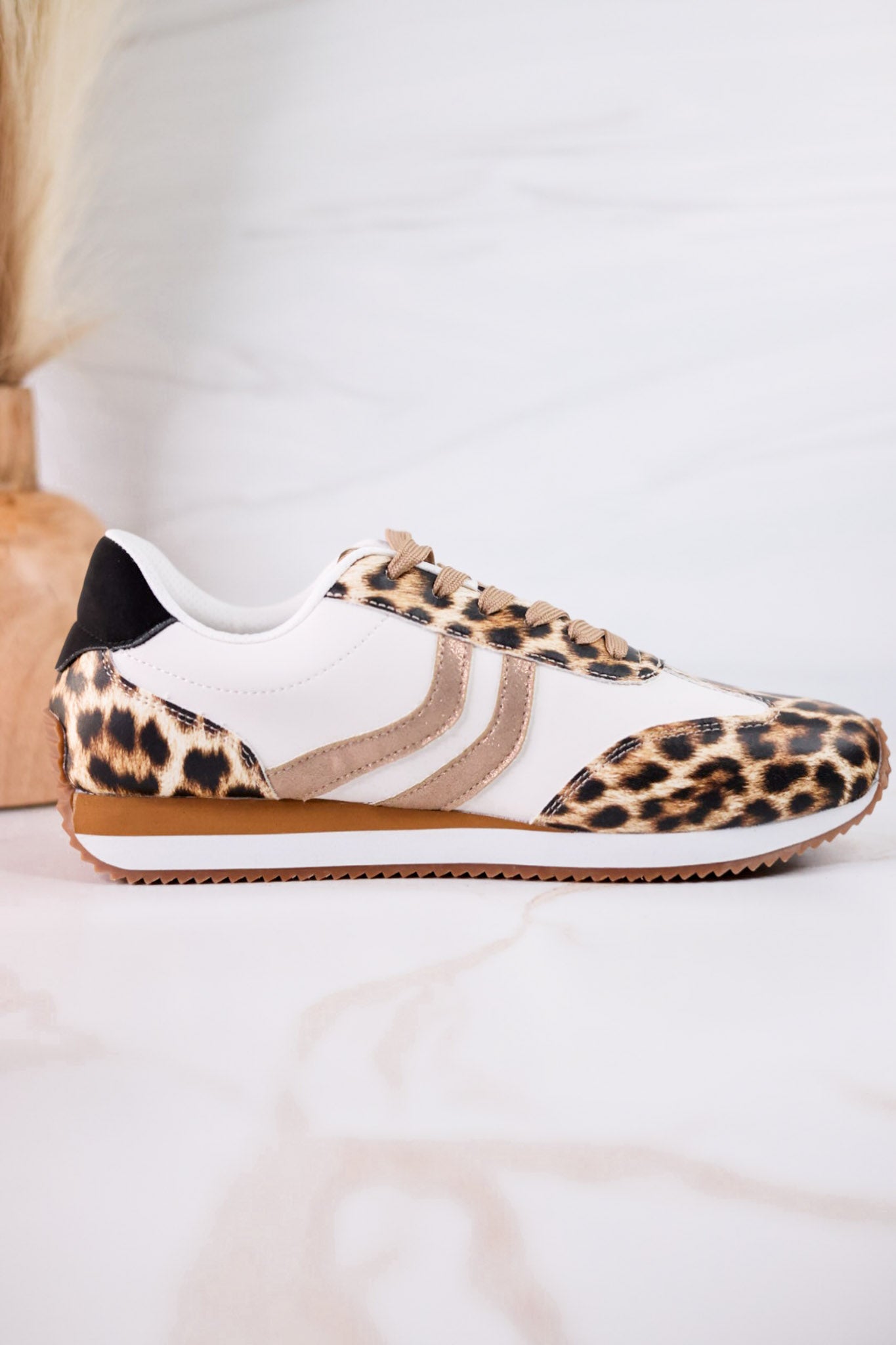 Kickoff Leopard Print Sneakers