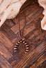 Cowgirl Pearl Copper Horseshoe Necklace