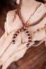 Cowgirl Pearl Copper Horseshoe Necklace