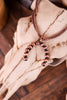 Cowgirl Pearl Copper Horseshoe Necklace